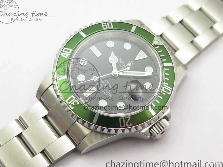 MiroTime 0421 Effortless Submariner 16610 LV Kermit Green 904L Steel ARF1:1 Best Edition on SS Bracelet SH 2577
